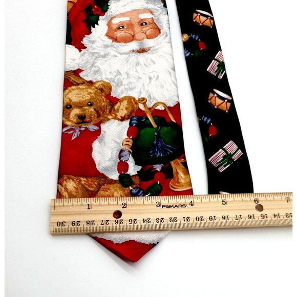 Hallmark Santa Mens Holiday Necktie Design Collection Holiday Traditions MMG - Picture 3 of 5